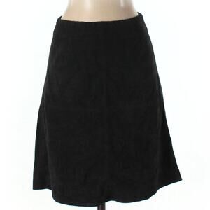 Justfab faux suede soft black skirt size xs